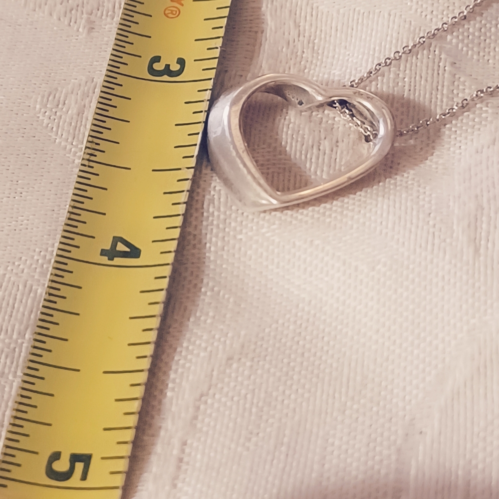 Tiffany & Co. Sterling Silver Heart Pendant - Picture 8 of 9